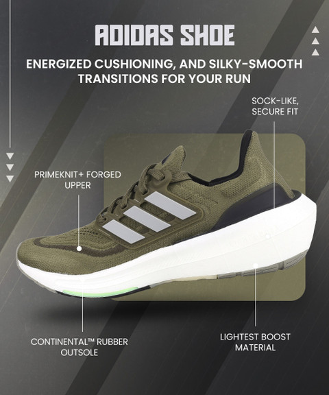 All Adidas Boost Shoes Buy Adidas Men's PUREBOOST 23 Green Running