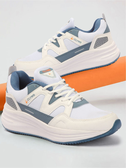 CLYMB ZENTON-3 White Walking/Outdoor/Gym & Traning Running Shoes