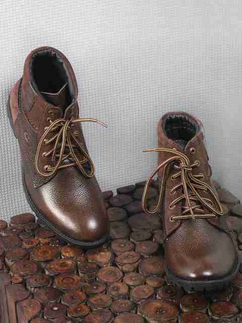 Allen Cooper Earth Keepers Rugged Boots Boots For Men (Brown , 7) - Image 5