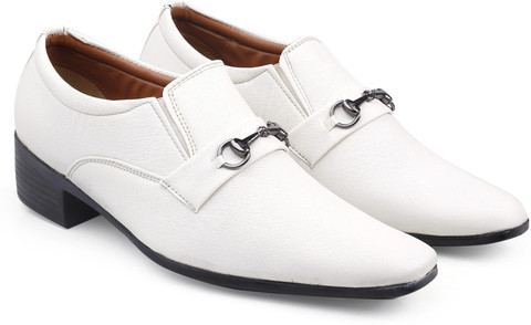 YUVRATO BAXI Men's Height Increasing Faux Leather Formal Mocassin