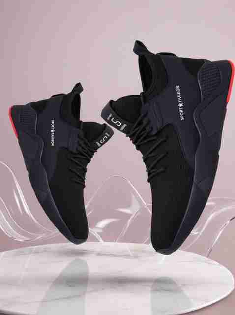 Airhype Sneakers for Men (Black, Size 7) - Image 2