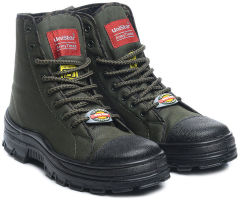 Unistar Jungle Boots Unistar Army Shoes Unistar High Ankle Riding