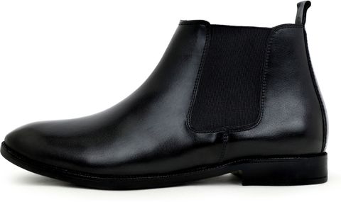 Zixer Chelsea Slip-On Formal Boots for Men (Black, Size 12) - Image 6