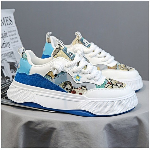 Street Bird Chunky Sneaker Casual Sport Shoe With Thick Sole