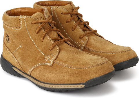 WOODLAND Leather Boots For Men Buy CAMEL Color WOODLAND Leather