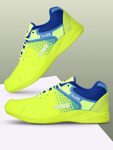 ASE Badminton Squash Table Tennis Volleyball Non-Marking Shoe with Power  Cushion Badminton Shoes For Men