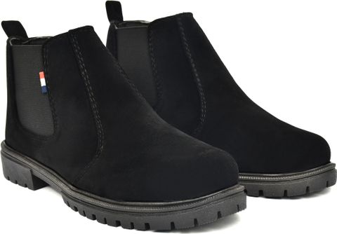 Next Fashion Synthetic Leather Walking Outdoor Slip On Chelsea Boots Boots For Men (Black , 6) - Image 5
