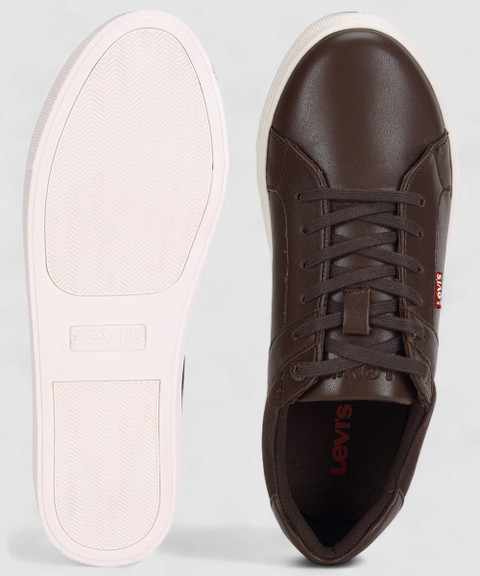LEVI'S Levi's Mens Brown solid Sneakers Sneakers For Men - Buy