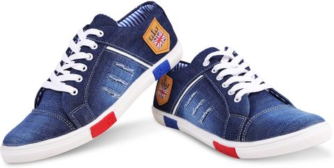 zovim jeans shoes for boys Sneakers For Men