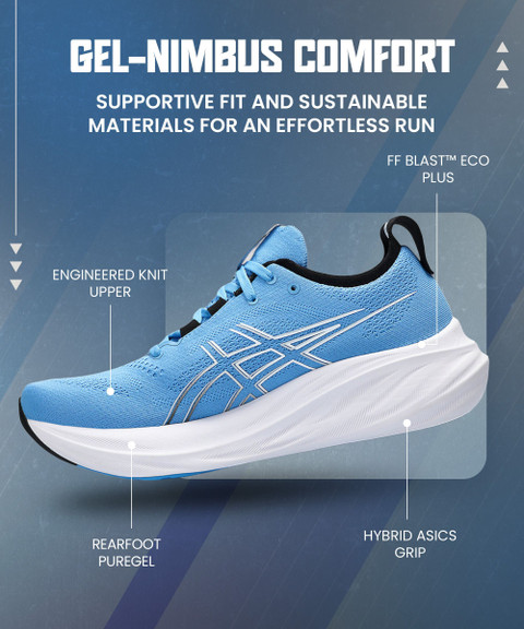 Gel Nimbus 26 Asics Sport Vision Asics Men's GEL-Nimbus 26 Black