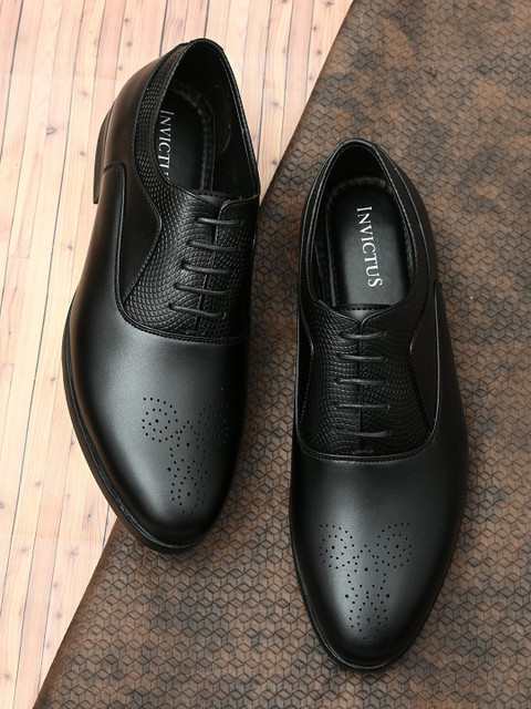 INVICTUS Formal Brogues Synthetic Leather For Men Oxford For Men