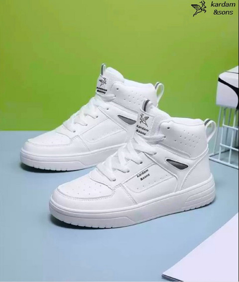 kardam&sons kardam&sons luxury fashionable Stylish Light Weight Sneakers  white Sneakers For Men