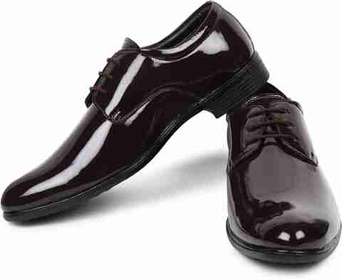 Zixer Office Wear Patent shine Formal Shoes For Men || Boys Semi Formal  Wedding Party Lace Up For Men