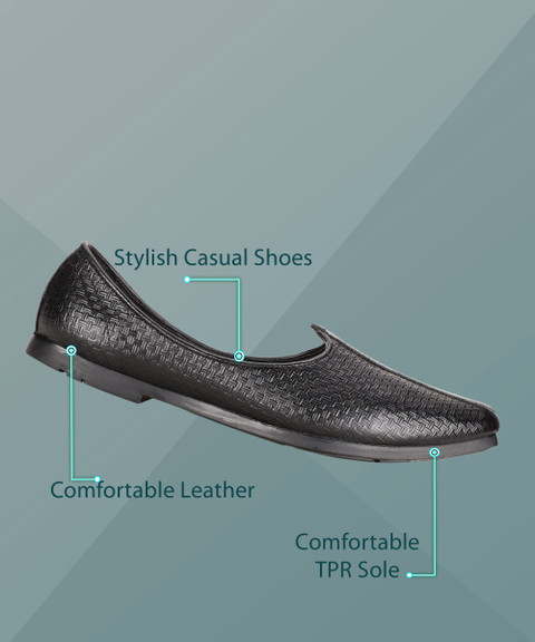 Bata Top Shoes Summer 219 Bata Jalsa Leather Mojaris For Men