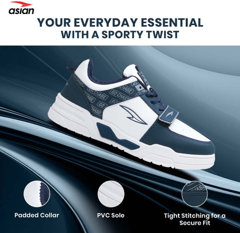 asian Tango-02 Sneaker for Men & Boys | Stylish Velcro Design