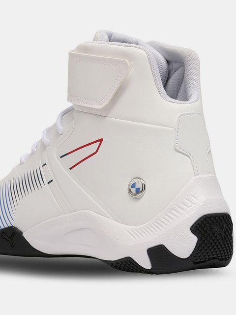 PUMA BMW M Motorsport A3rokart Mid Sneakers (White, UK 7) - Image 8