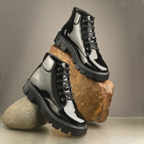 leo's Fitness shoes Leo Men's Chic and Chunky Comfortable Casual Boots  Boots For Men