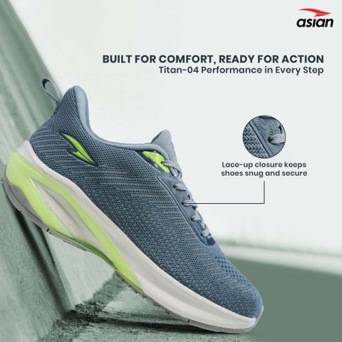 Asian Sneaker for Men (Blue, Size 10) - Image 6
