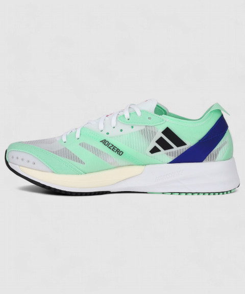 adidas gazelle silver green womens adidas Unisex Adizero Prime SP 4 Track Shoes, Lucid Lemon/Core Black/Silver Metallic / 4.5