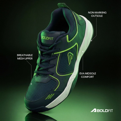BOLDFIT Smash Pro Badminton shoes for men anti skid non marking
