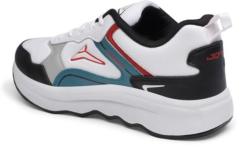 JQR KINETIX Running Shoes for Men (White, UK 7) - Image 7