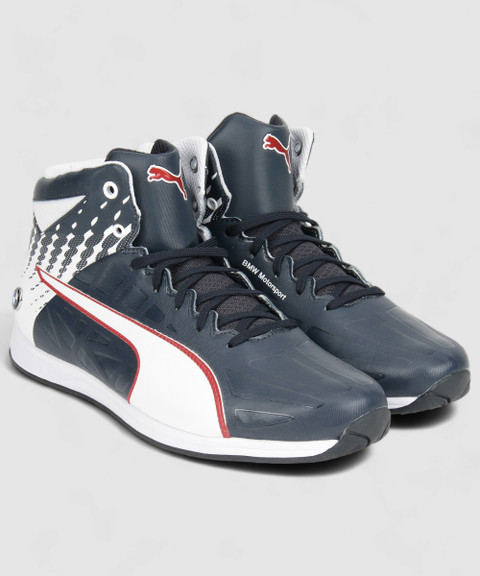 PUMA BMW MS evoSpeed Mid Motorsport Shoes For Men - Buy Team Blue-Puma  White-High Risk Red Color PUMA BMW MS evoSpeed Mid Motorsport Shoes For Men  Online at Best Price - Shop