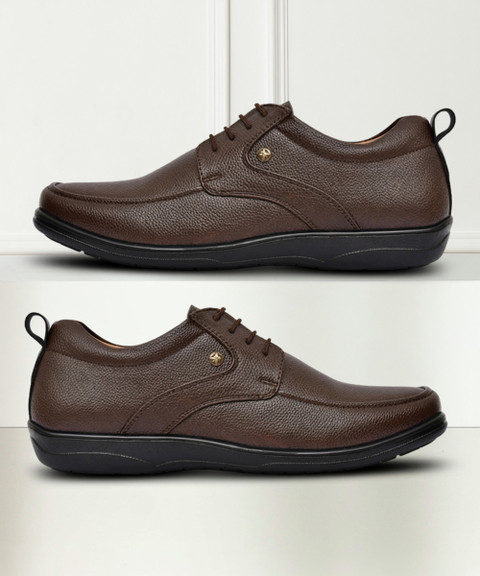Restroad Brown formal shoe for Mens Lace Up For Men
