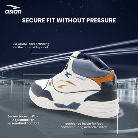 asian Asian Tango-11 High Top Sneakers for Men | Stylish & Sporty