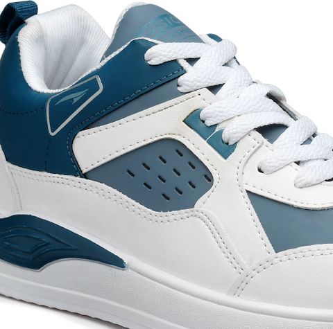 asian Sneaker Casual Shoes for Men | Soft Cushioned Insole, Slip-Resistance Sneakers For Men (White, Blue , 8) - Image 8