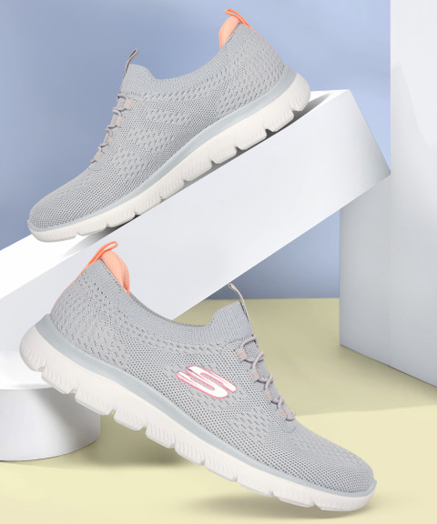 Skechers Skechers Womens BILLION OVER THE TOP Black Lifestyle Slip On  Shoe Slip On Sneakers For Women