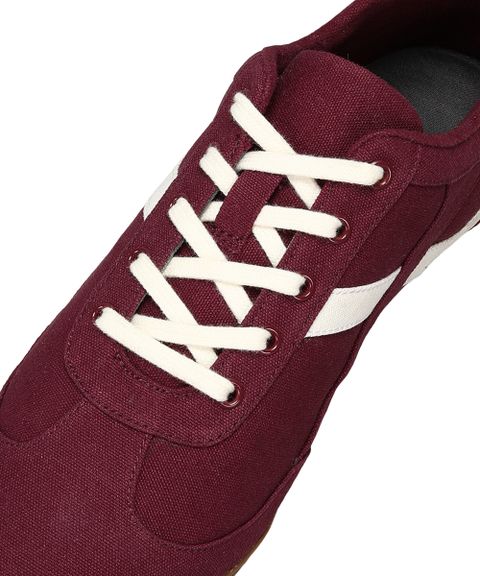 Neemans Urban Casual Sneaker for Men (Maroon, White, UK 4) - Image 7