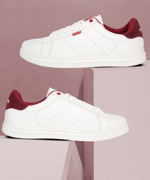 LEVI'S Men's White Sneakers Sneakers For Men - Main Image