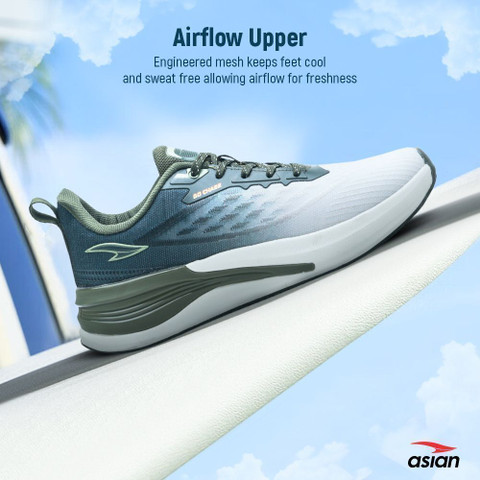 asian Navigator-02 Men's Training Shoes | Airy Mesh, Memory Foam
