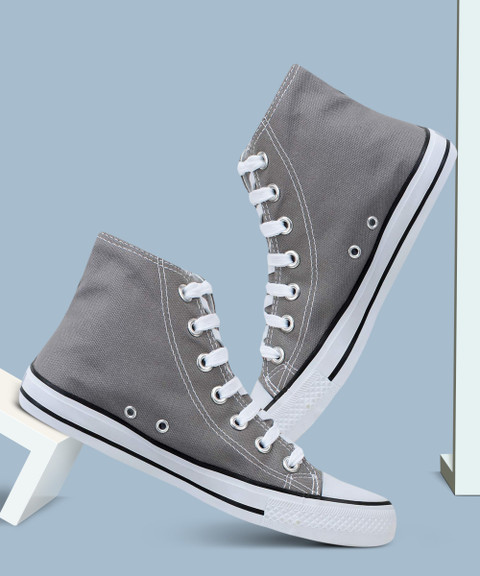 HOCKWOOD Canvas Sneakers Long Shoes for Women High Tops For Women