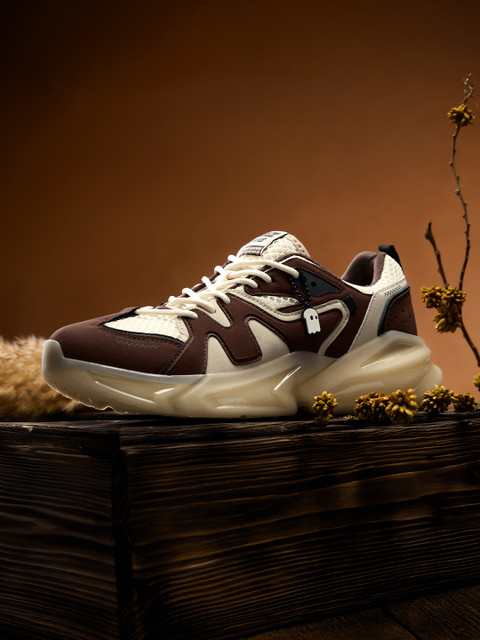 The Souled Store Urban Blaze Reverb: Mocha Sneakers For Men Buy