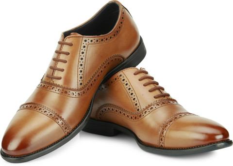 iD Tan Leather Men Formal Shoe Casuals For Men Buy iD Tan
