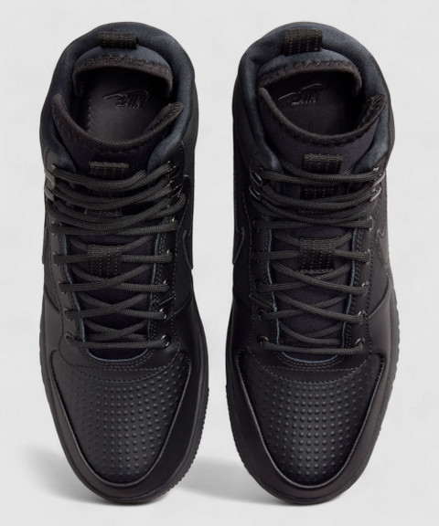 nike court borough mid winter black
