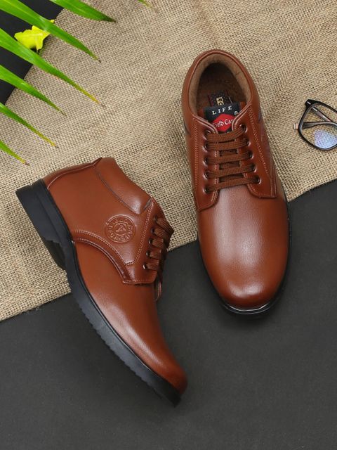 Field Care Fashion Lace-Up MidTop Shoes for Men Formal Dress Shoes for Men  Office wear Shoe पुरुषों के लिए पार्टी वियर
