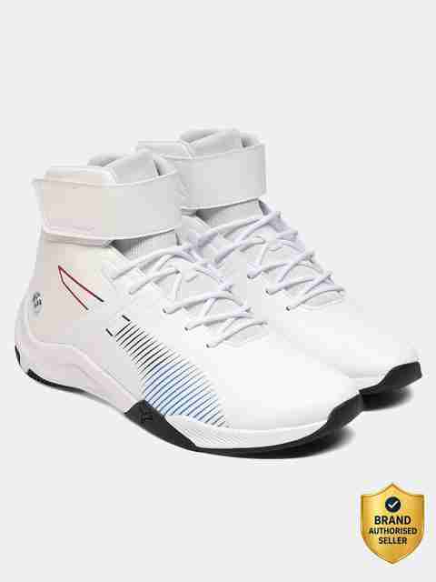PUMA BMW M Motorsport A3rokart Mid Sneakers (White, UK 7) - Image 5