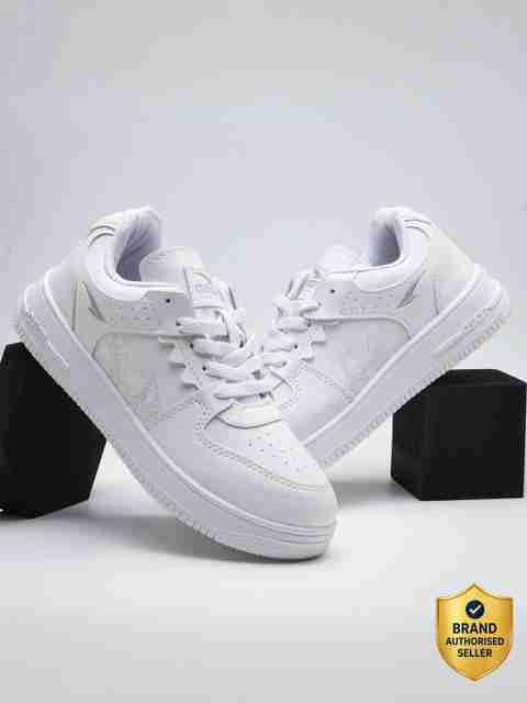asian THUNDER-07 Casual Sneaker Shoes for Men (White, UK 6) - Image 2