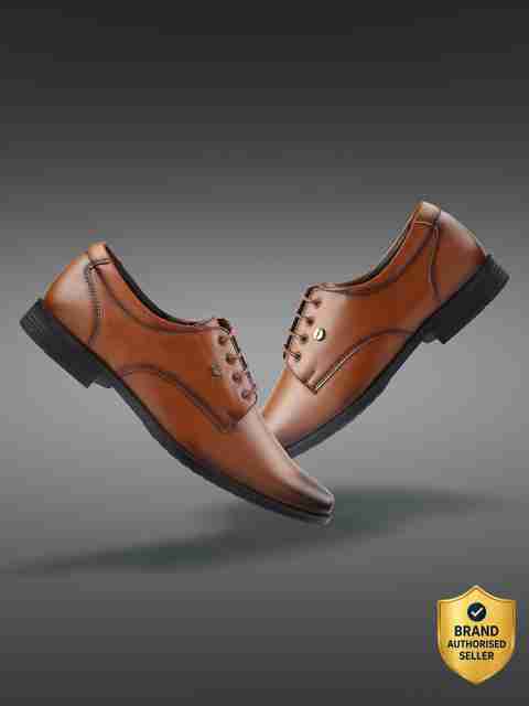 LIBERTY Fortune BENSTOCK1E Formal Derby Shoes for Men (Tan, UK 8) - Image 2