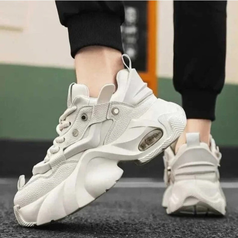 Klusener MEN WHITE OUTDOOR SHOES/CASUAL SHOES FOR MEN(WHITE) Sneakers For  Men - Main Image