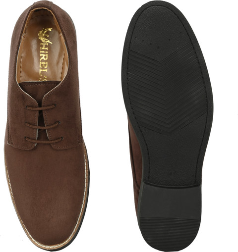 Hirel's Suede Derby Casuals For Men Buy Hirel's Suede Derby