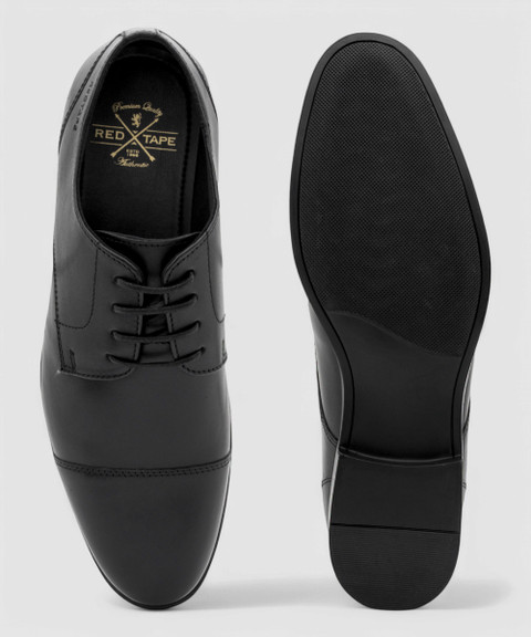 RED TAPE Formal Derby Shoes for Men Real Leather Shoes with Low