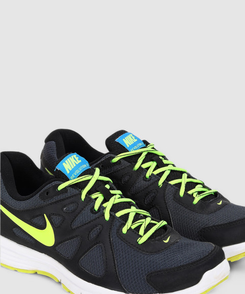 nike revolution 2 msl black running shoes