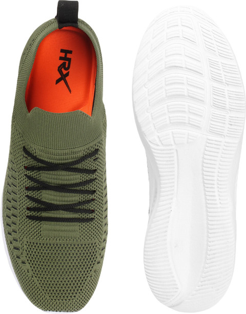 HRX by Hrithik Roshan EUROPE EVA-OLIVE BLACK Walking Shoes For Men