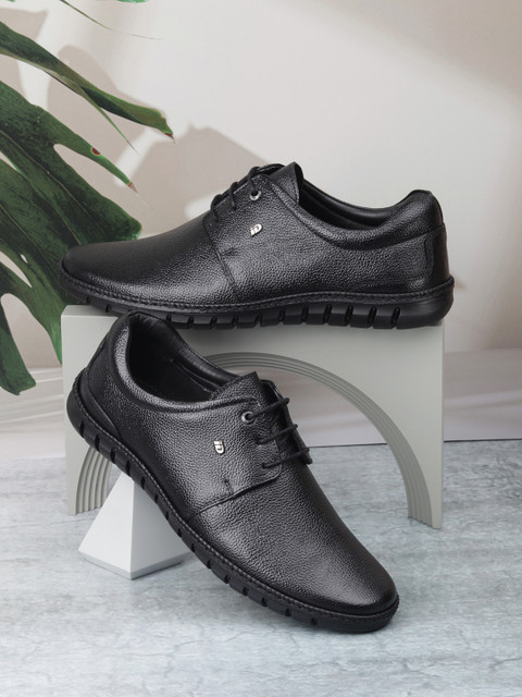iD Lace-Up Leather Formal Shoes Casuals For Men Buy iD Lace-Up