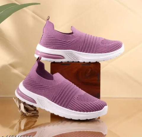 peraglow Trendy Walking with Memory Foam Non Skit PVC Sole Slip On