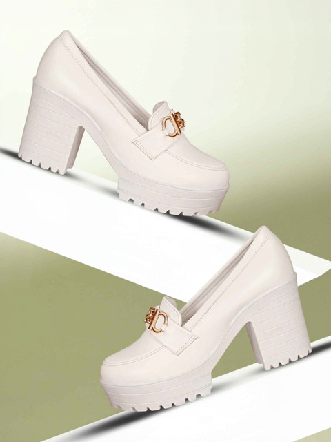 Ishransh Casual and Trendy Heel Loafers for Women Loafers For Women