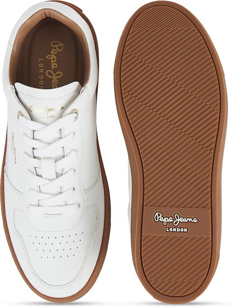 Pepe Jeans Sneakers For Men (White , 11) - Image 6
